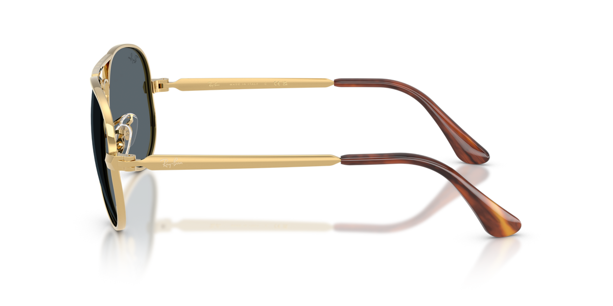 Ray-Ban RB3925 001/R5 arista gold sunglasses 62mm side view