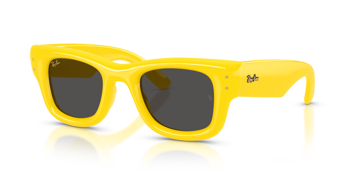 Ray-Ban RB4940 683087 yellow sunglasses 47mm angled view