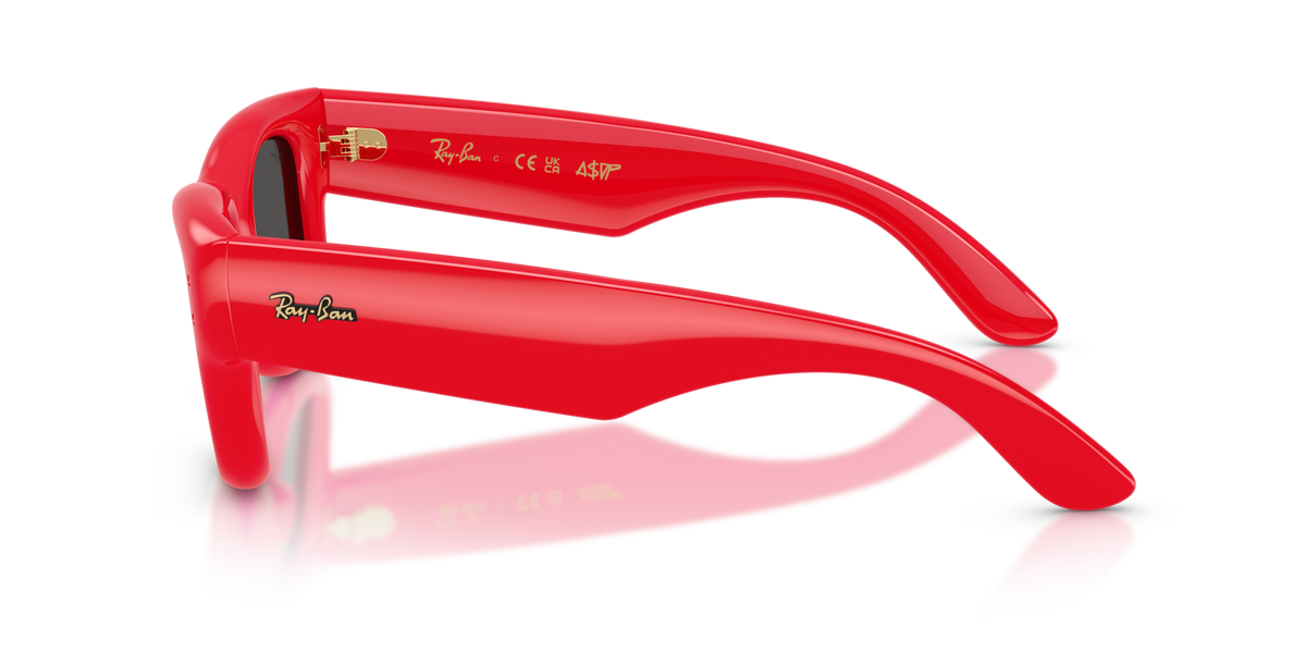 Ray-Ban RB4940 683187 red sunglasses 47mm side view