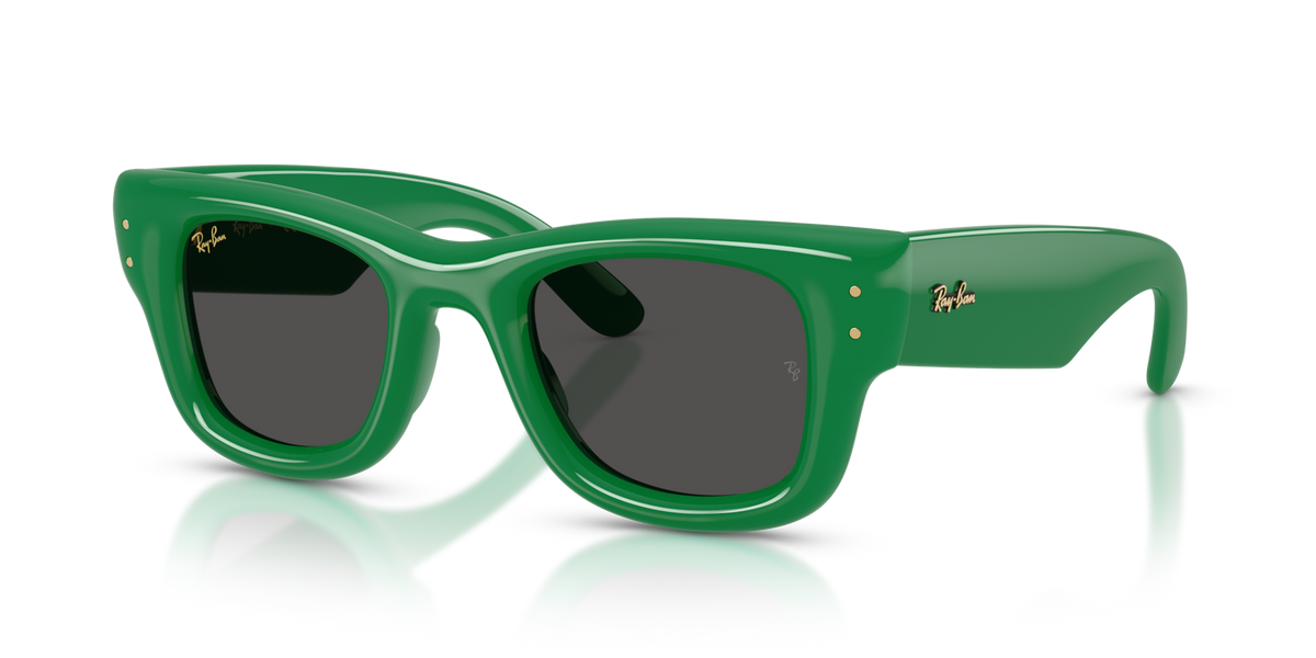 Ray-Ban RB4940 683487 green sunglasses 47mm angled view