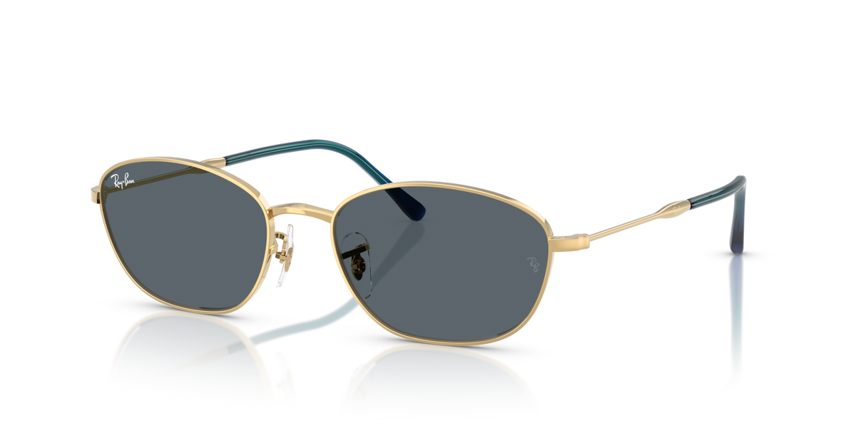Ray-Ban RB3749 9278R5 arista gold sunglasses 55mm angled view
