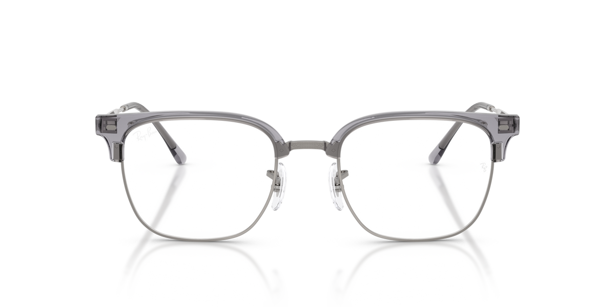 Ray-Ban RX7216 8470 grey on gunmetal eyeglasses 51mm