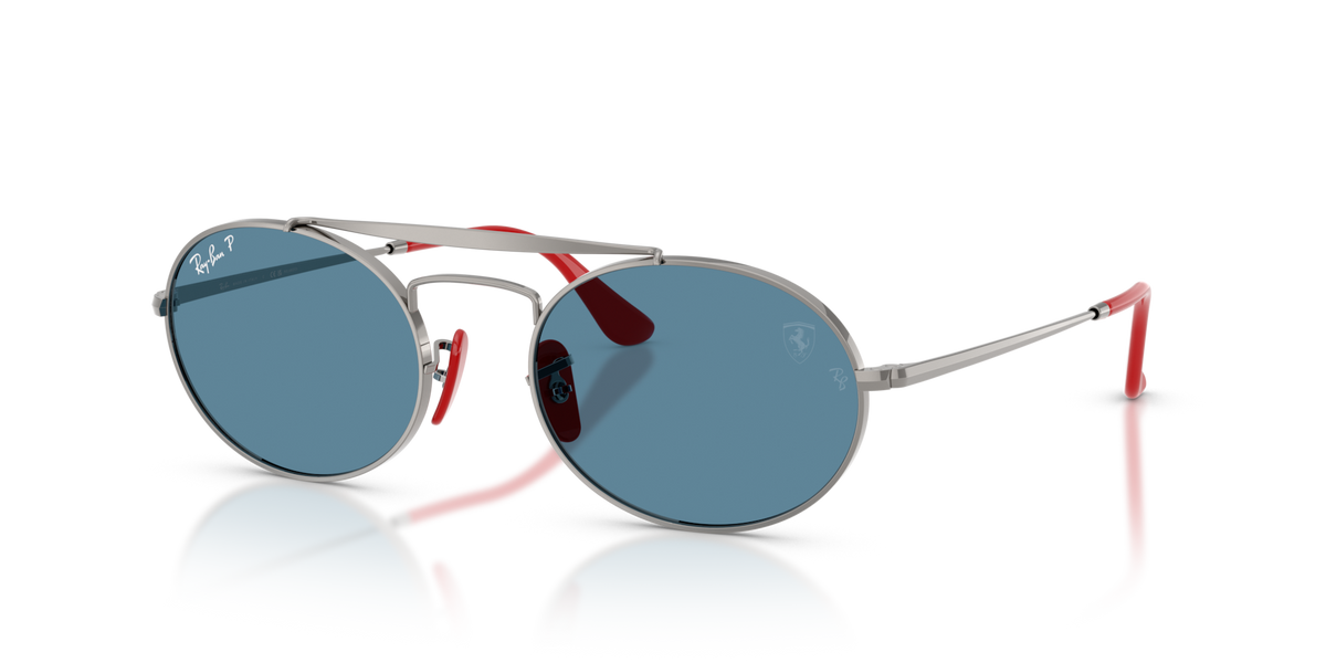 Ray-Ban RB3775M F001S2 gunmetal sunglasses 54mm angled view