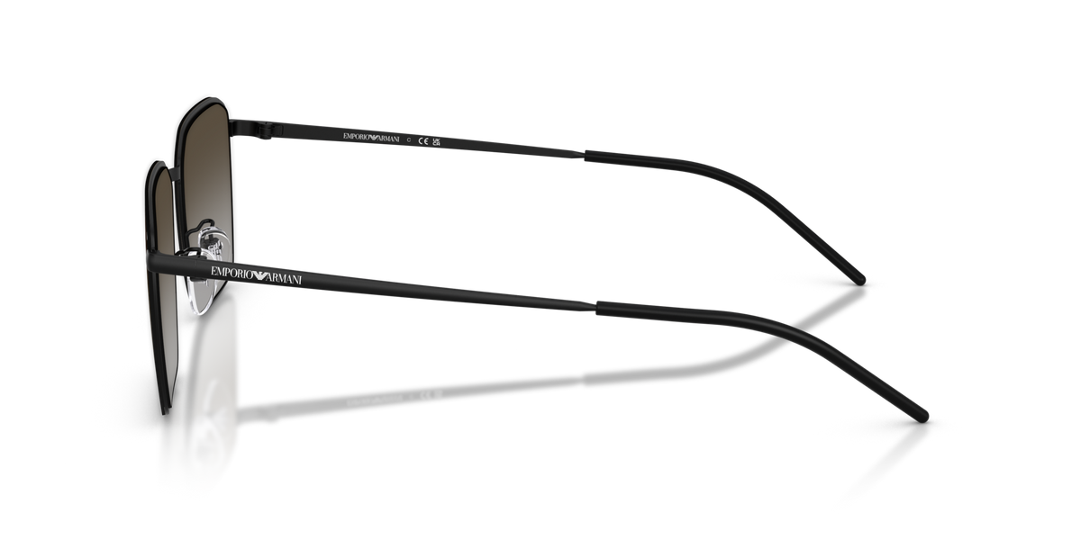 Emporio Armani EA2172D 300113 matte black sunglasses 60mm side view