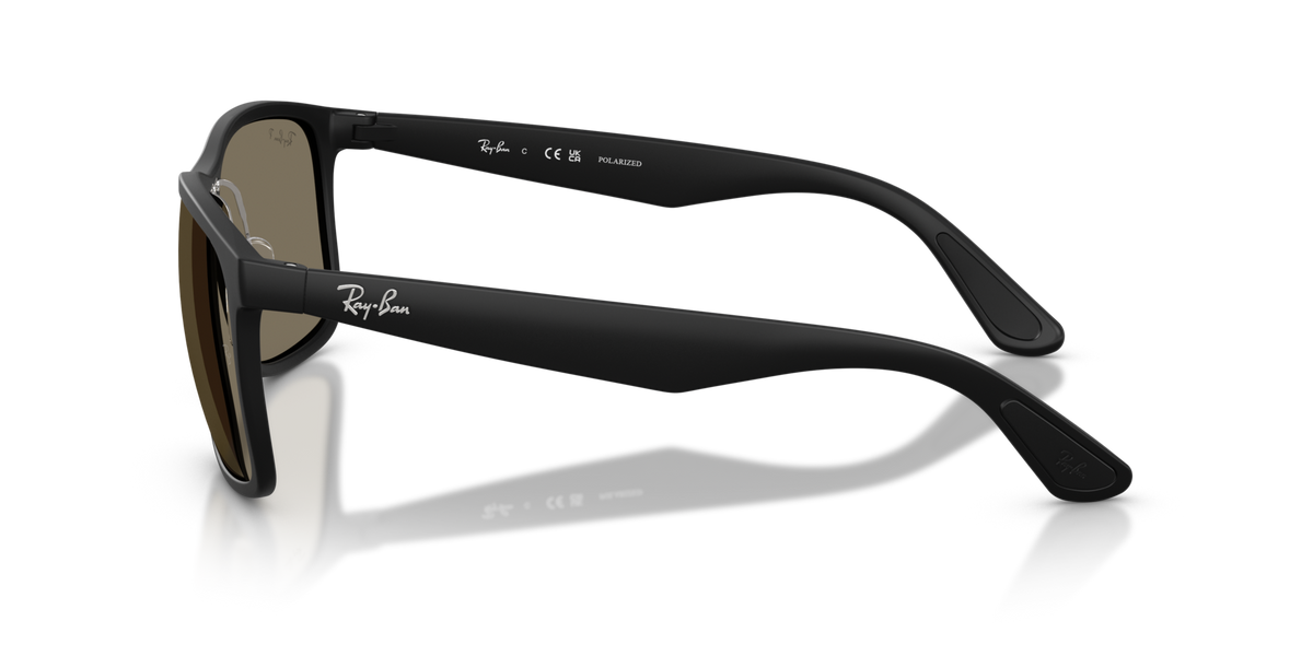 Ray-Ban RB4264 601S87 matte black sunglasses 58mm side view