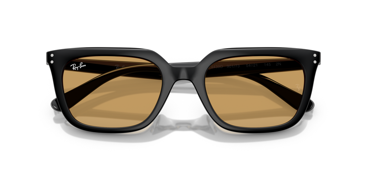 Ray-Ban RB4439D 901/73 black sunglasses 54mm folded view
