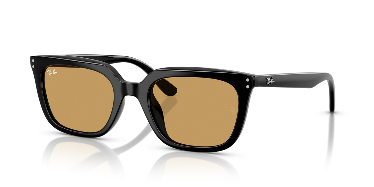 Ray-Ban RB4439D 901/73 black sunglasses 54mm angled view