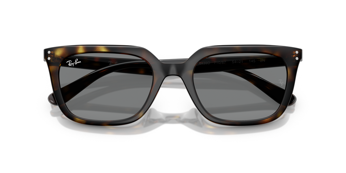 Ray-Ban RB4439D 710/87 havana sunglasses 54mm folded view