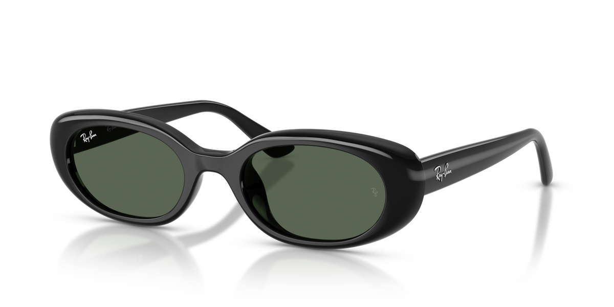 Ray-Ban RB4441D 667771 black sunglasses 53mm angled view