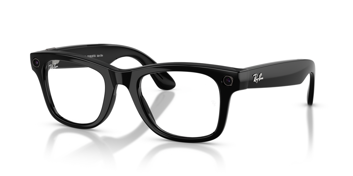 Ray-Ban Meta RW4012 601/1M smart sunglasses 50mm angled view