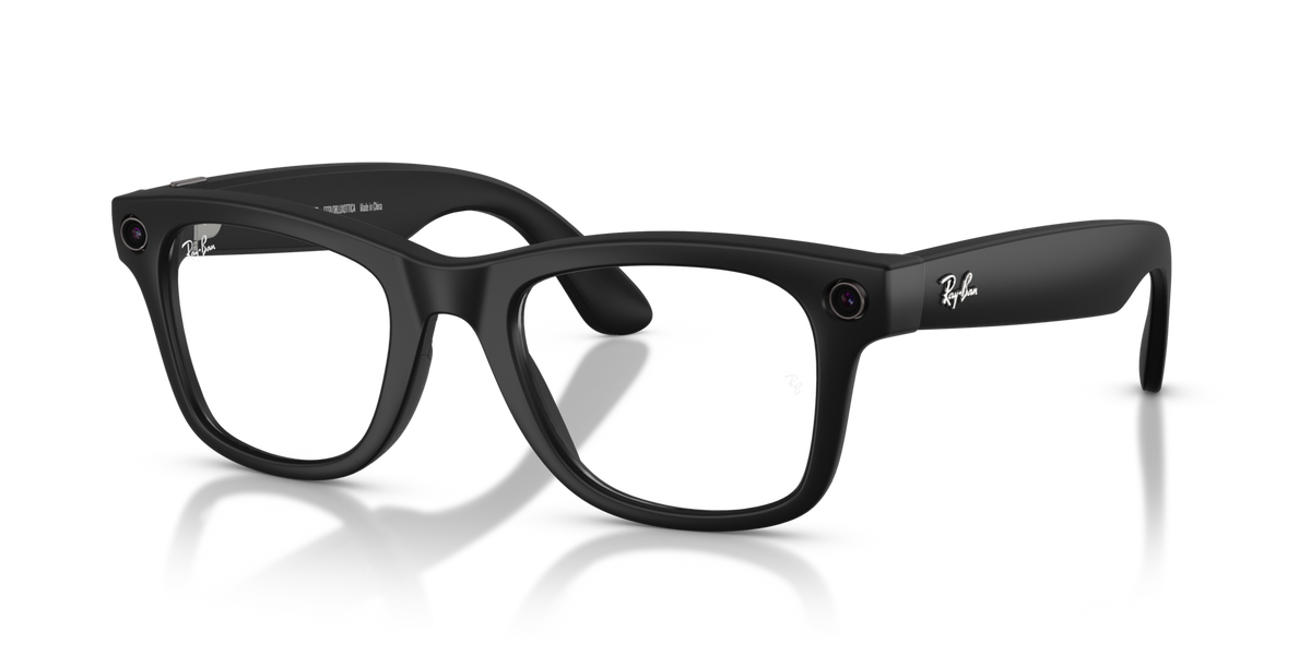 Ray-Ban Meta RW4012 601S1Z smart sunglasses 50mm angled view