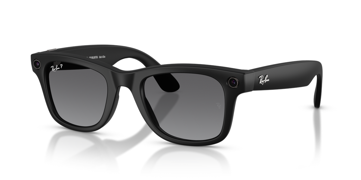 Ray-Ban Meta RW4012 601ST3 smart sunglasses 50mm angled view