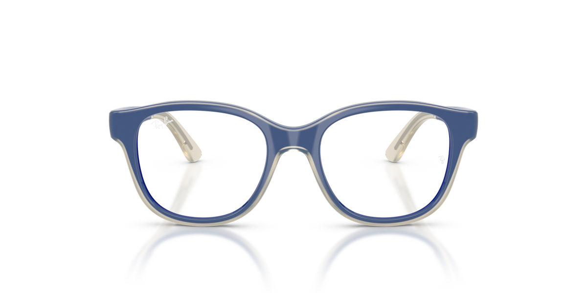 Ray-Ban Kids RY1950 7203 blue on transparent eyeglasses 44mm