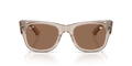 Ray-Ban RB0840S 68701A – Transparent Light Brown Sunglasses (51mm)