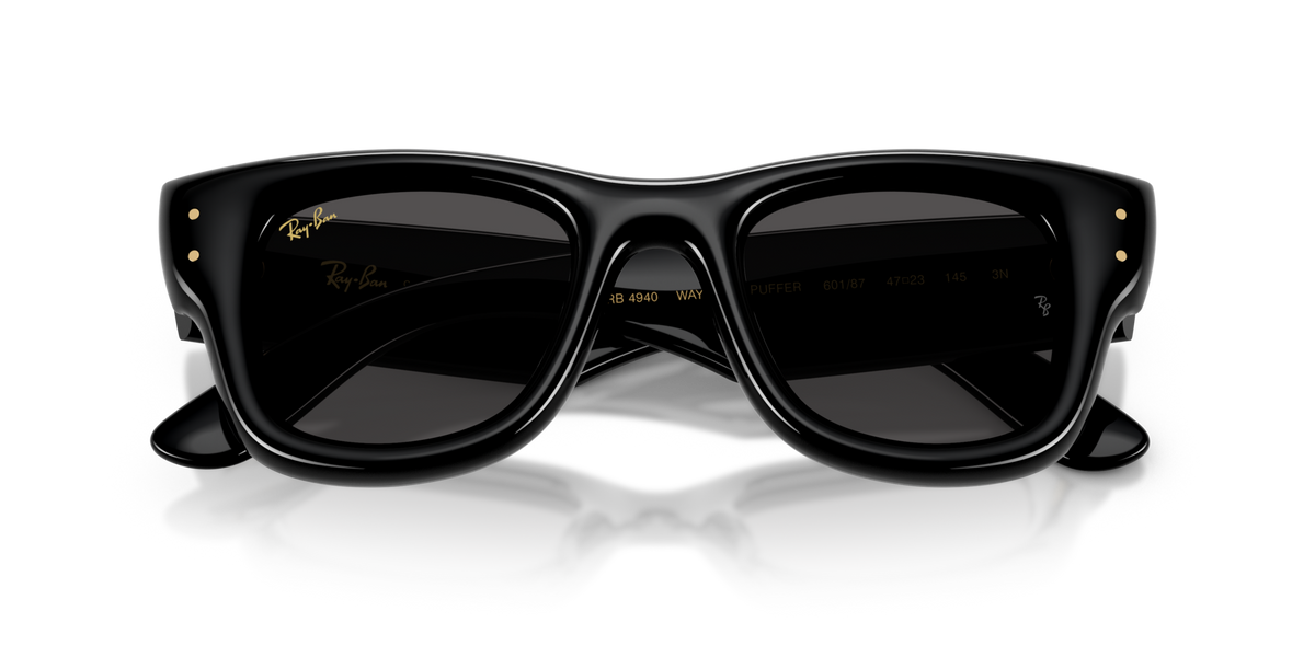 Ray-Ban RB4940 601/87 black sunglasses 50mm folded view