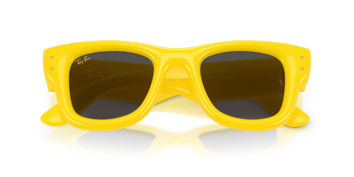 Ray-Ban RB4940 683087 yellow sunglasses 50mm folded view