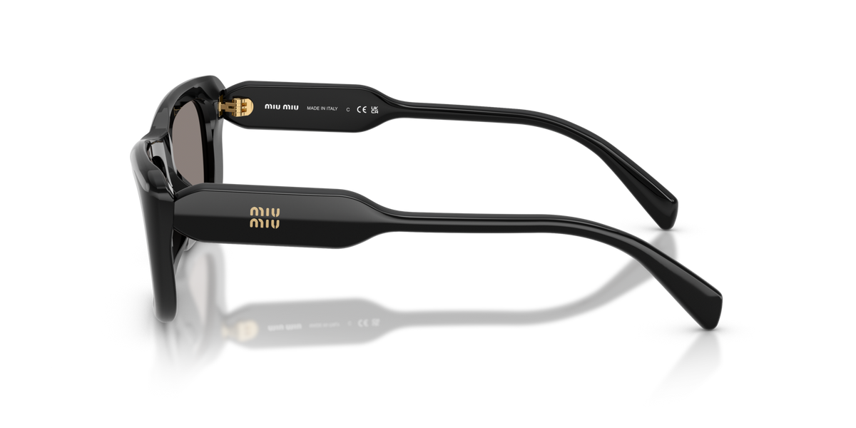 Miu Miu MUB12S 16K80Q black sunglasses 56mm side view