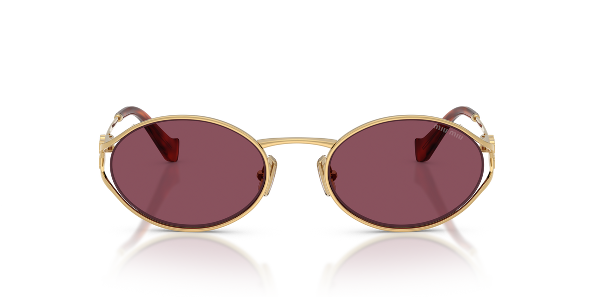 Miu Miu MU52YS 5AK20Y gold sunglasses 54mm