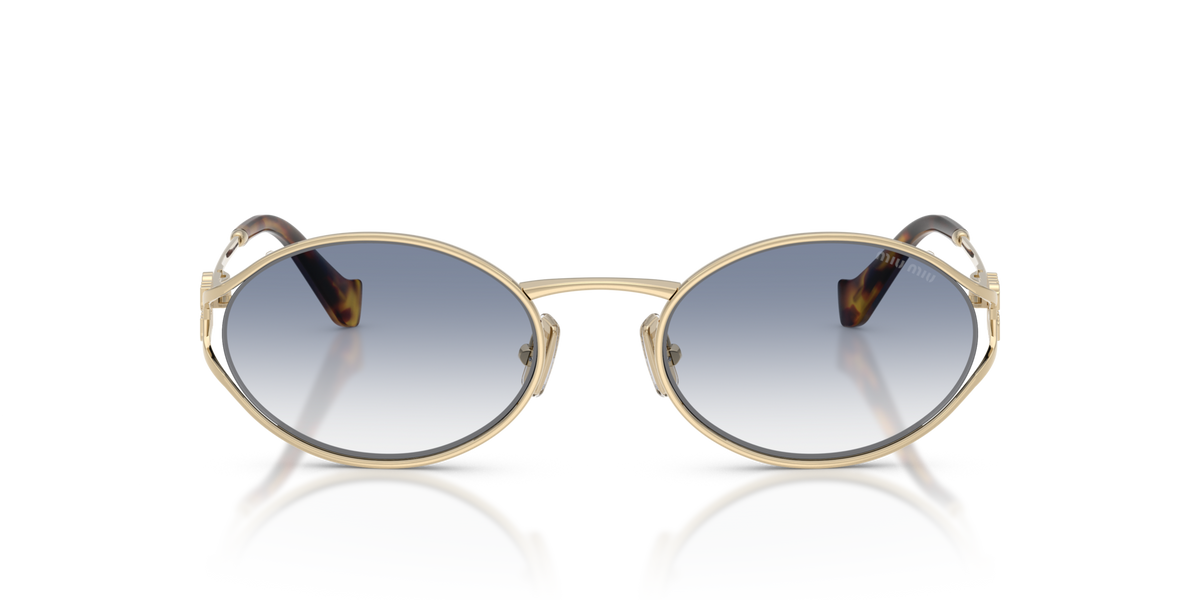 Miu Miu MU52YS ZVN80O pale gold sunglasses 54mm