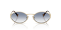 Miu Miu MU52YS ZVN80O – Pale Gold Sunglasses (54mm)