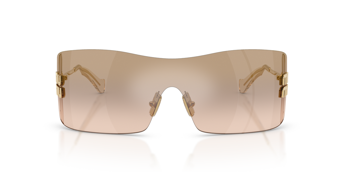 Miu Miu MUB53S 5AK20P gold sunglasses 44mm