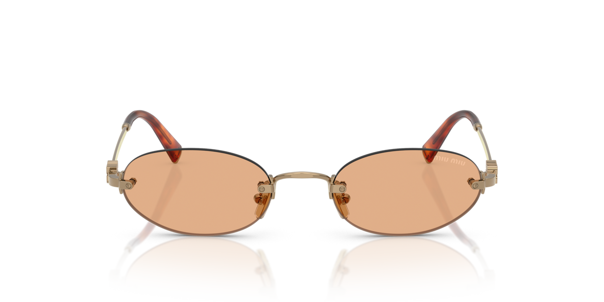 Miu Miu MUA54S 7OE90X brass sunglasses 51mm