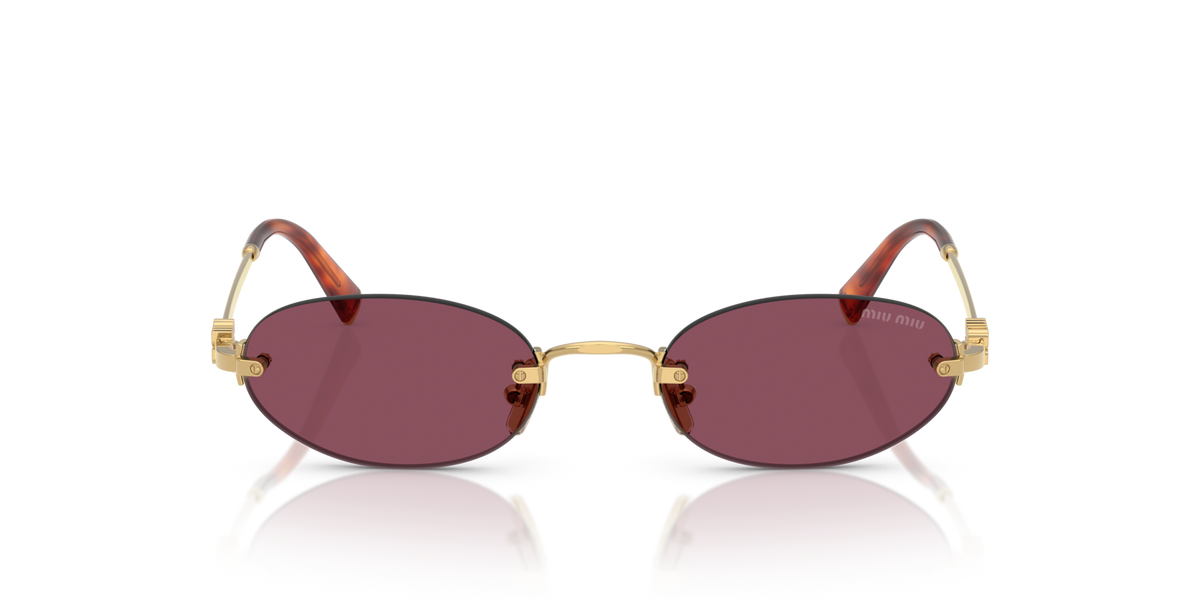 Miu Miu MUA54S 5AK20Y gold sunglasses 51mm