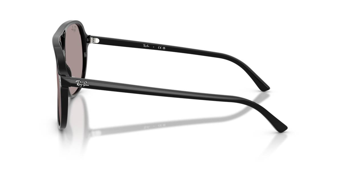 Ray-Ban RB2198 901/53 black sunglasses 60mm side view