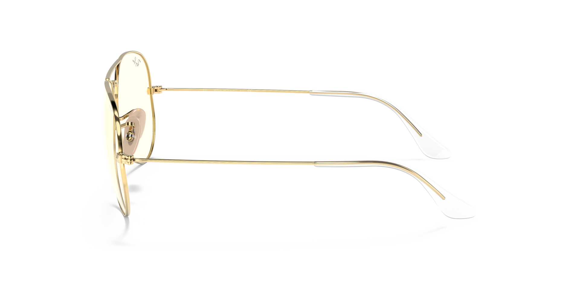 Ray-Ban Aviator Classic RB3025 001/5F gold sunglasses 58mm side view