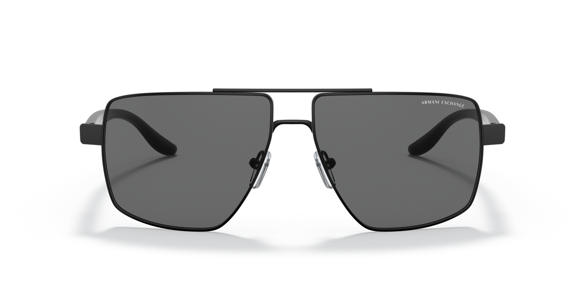 Armani Exchange AX2037S 600081 matte black sunglasses 60mm