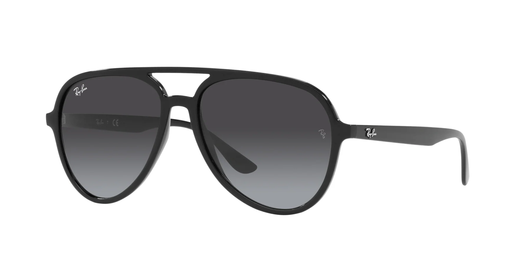 Ray-Ban RB4376 601/8G – Black Sunglasses (57mm)