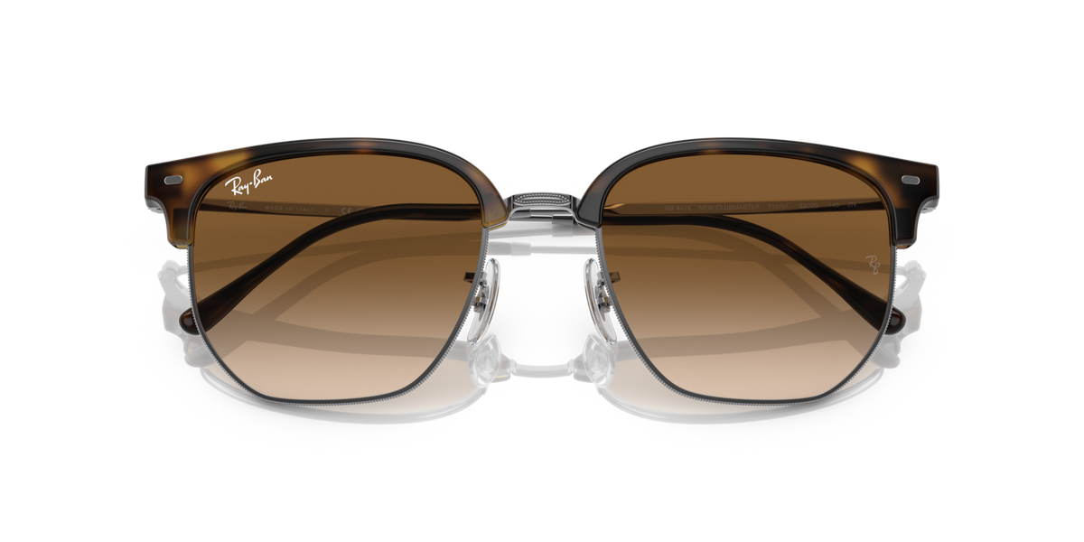 Ray-Ban RB4416 710/51 havana sunglasses 51mm folded view