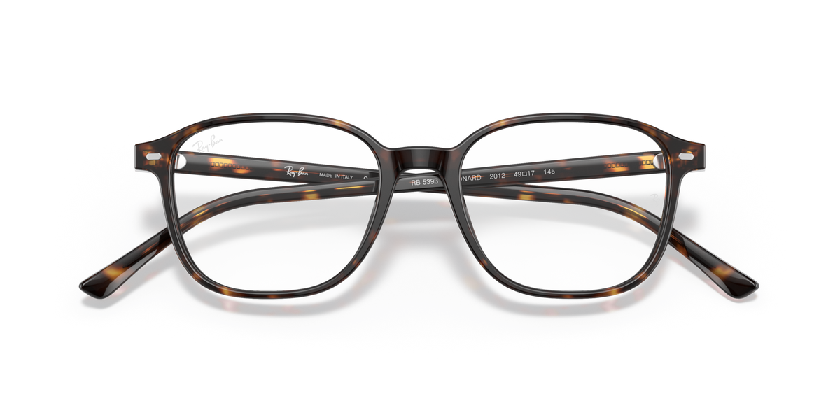 Ray-Ban RX5393 2012 havana eyeglasses 51mm folded view