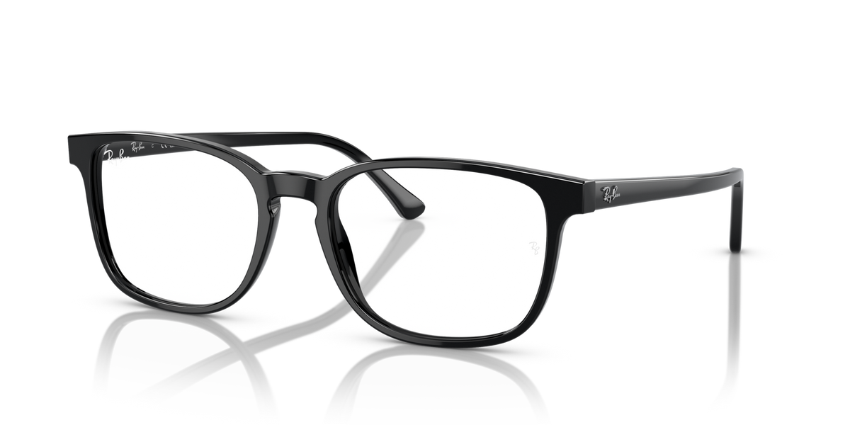 Ray-Ban RX5418 2000 black eyeglasses 54mm angled view