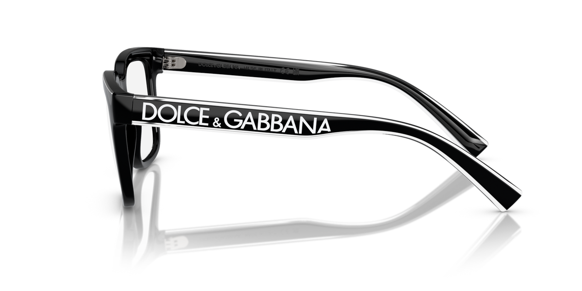 Dolce & Gabbana DG5101 501 black eyeglasses 50mm side view