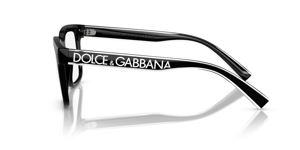 Dolce & Gabbana DG5101 501 black eyeglasses 52mm side view