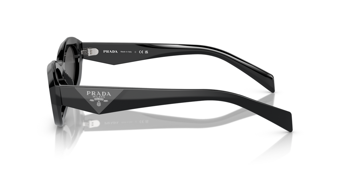 Prada PR26ZS 16K08Z black sunglasses 55mm side view