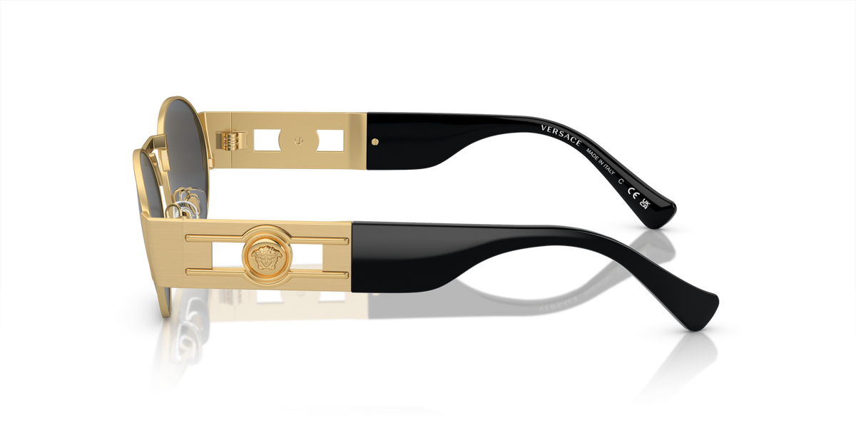 Versace VE2264 100287 matte gold sunglasses 56mm side view