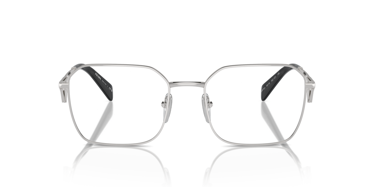 Prada PRA51V 1BC1O1 silver eyeglasses 55mm