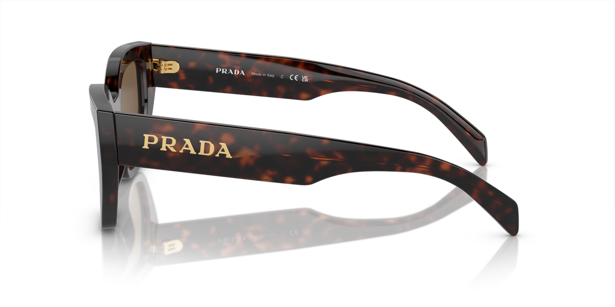 Prada PRA09S 16N5Y1 briar tortoise sunglasses 53mm side view