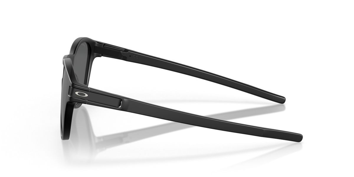 Oakley OO9265 27 matte black sunglasses 53mm side view