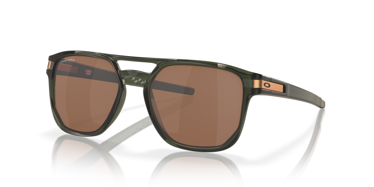 Oakley OO9436 03 olive ink sunglasses 54mm angled view