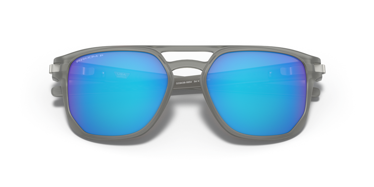 Oakley OO9436 06 matte grey ink sunglasses 54mm folded view