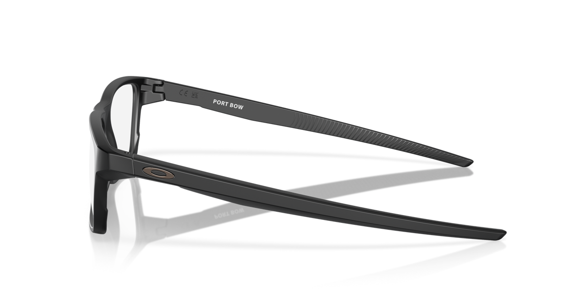 Oakley OX8164 01 satin black eyeglasses 53mm side view