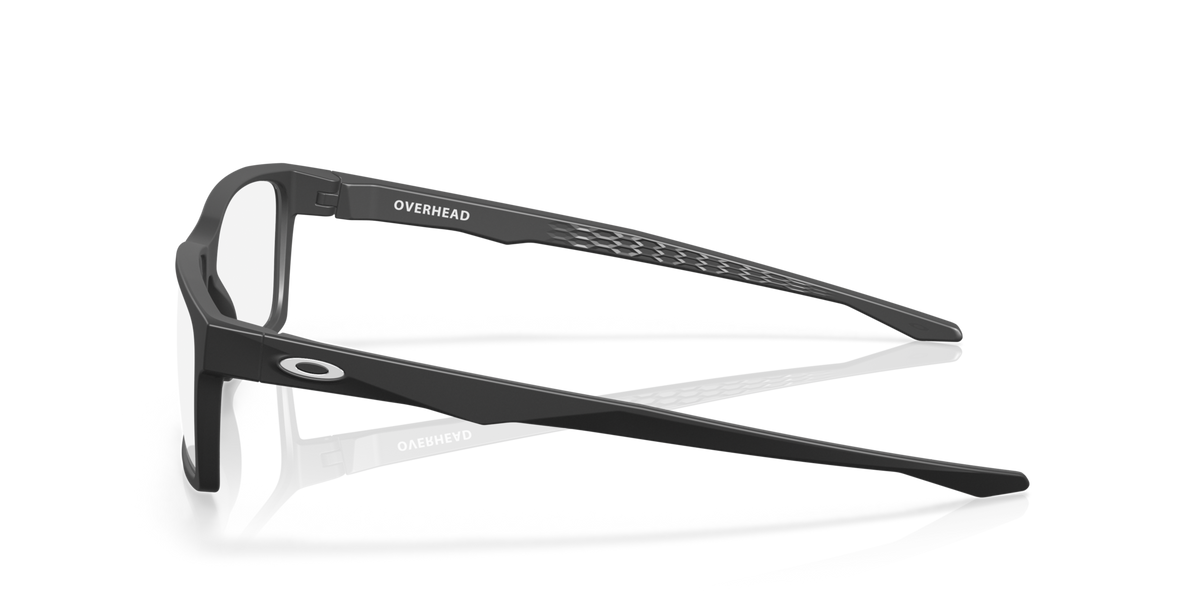 Oakley OX8060 01 satin black eyeglasses 57mm side view