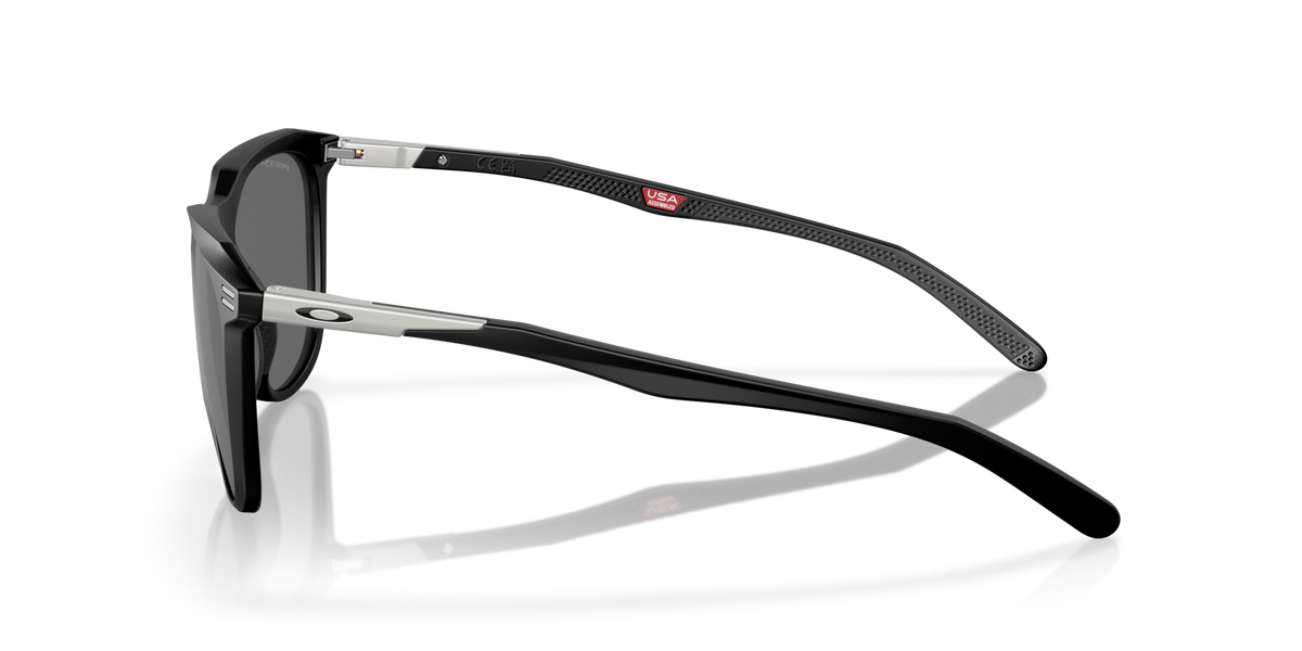 Oakley OO9286 02 matte black sunglasses 54mm side view