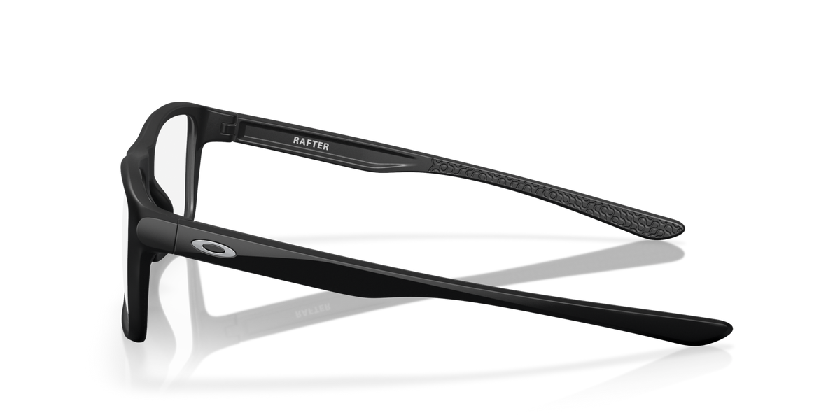 Oakley OX8178 01 satin black eyeglasses 55mm side view