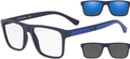 Emporio Armani EA4115 57591W – Matte Dark Blue Sunglasses (54mm)