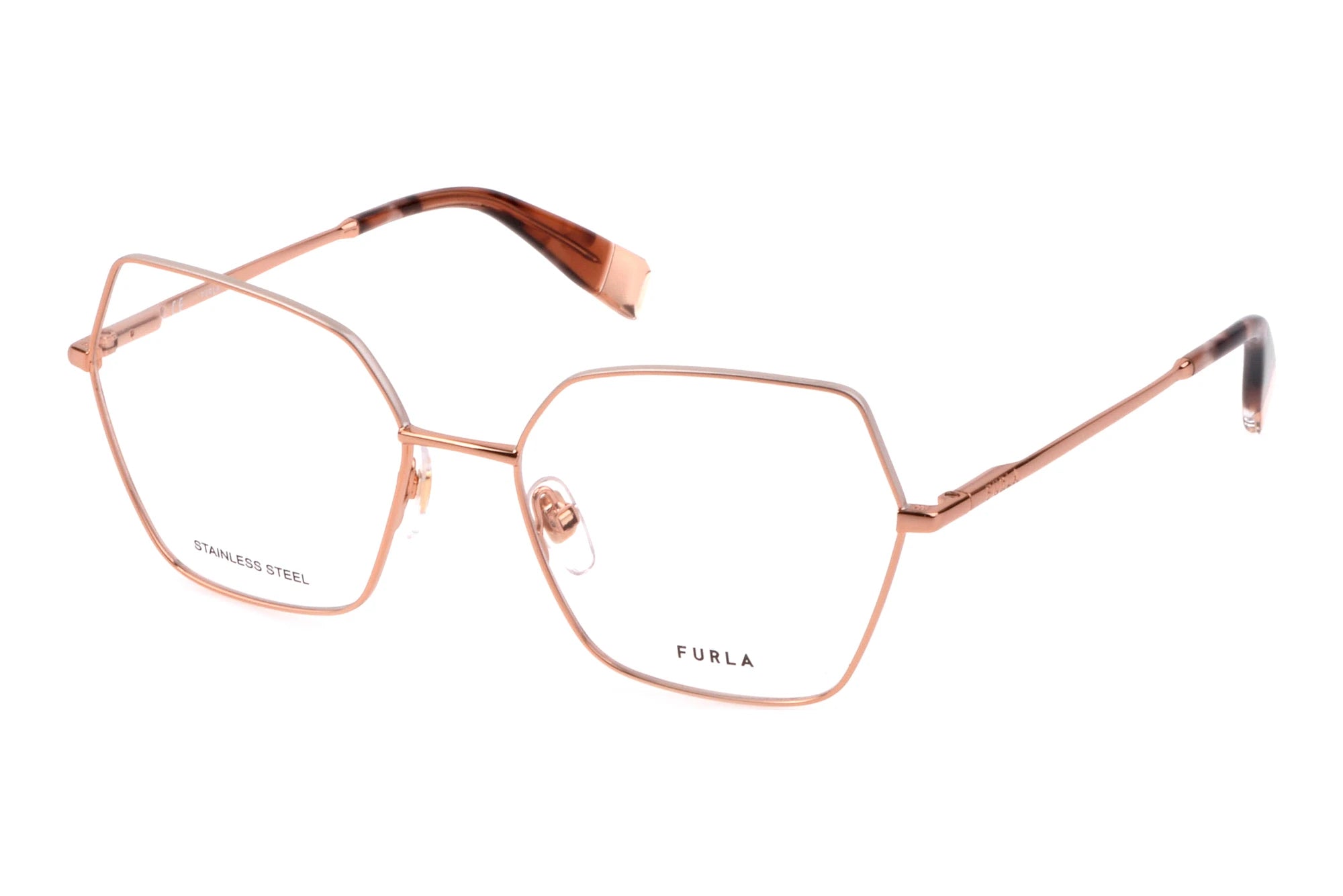 Furla VFU587 08MZ eyeglasses 55mm front view