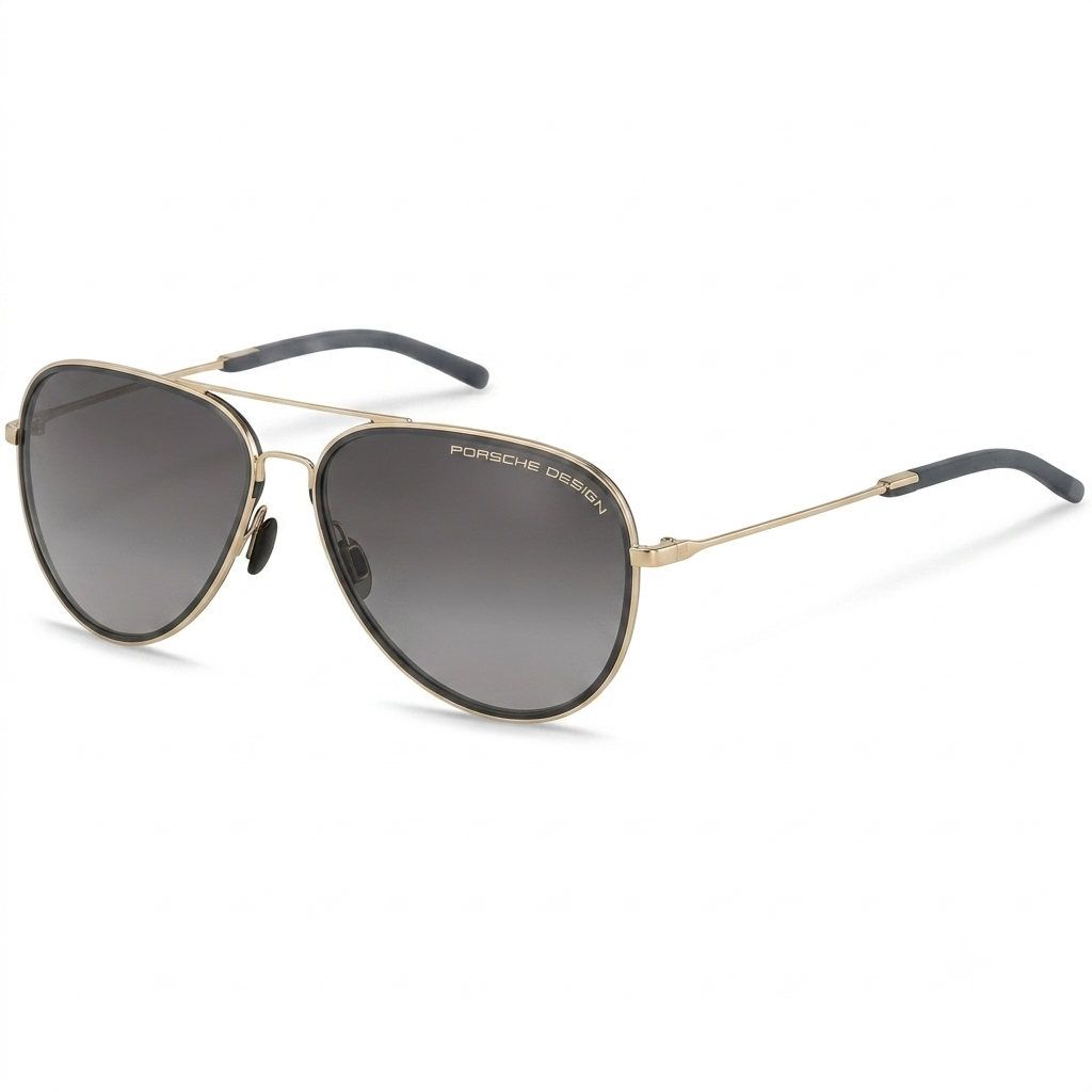 Porsche Design Fusion P8691 B – Gold Sunglasses (60mm)